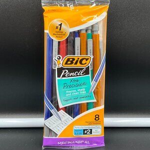 BIC #2 Xtra Precision Mechanical Pencils, 0.5mm 8ct Multicolor